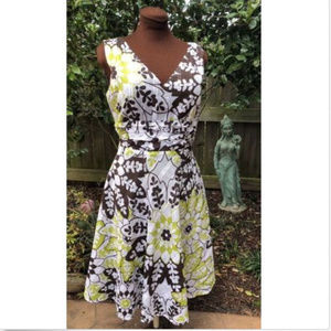 ROBBIE BEE SLEEVELESS SUMMER FLORAL DAY MIDI DRESS